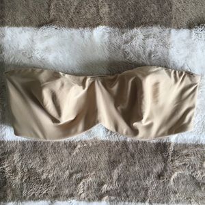 Lilyette Strapless Minimizer Bra Beige 34D